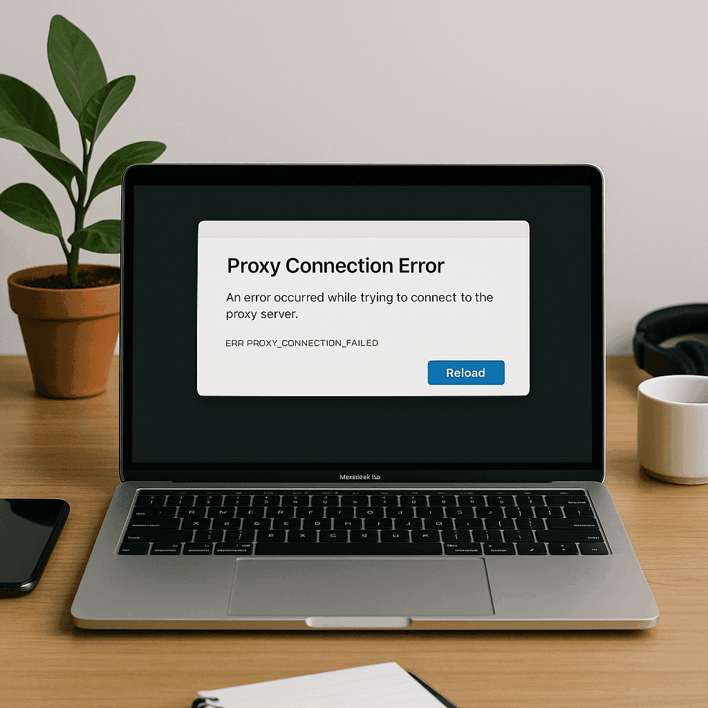 Troubleshooting proxy connection errors